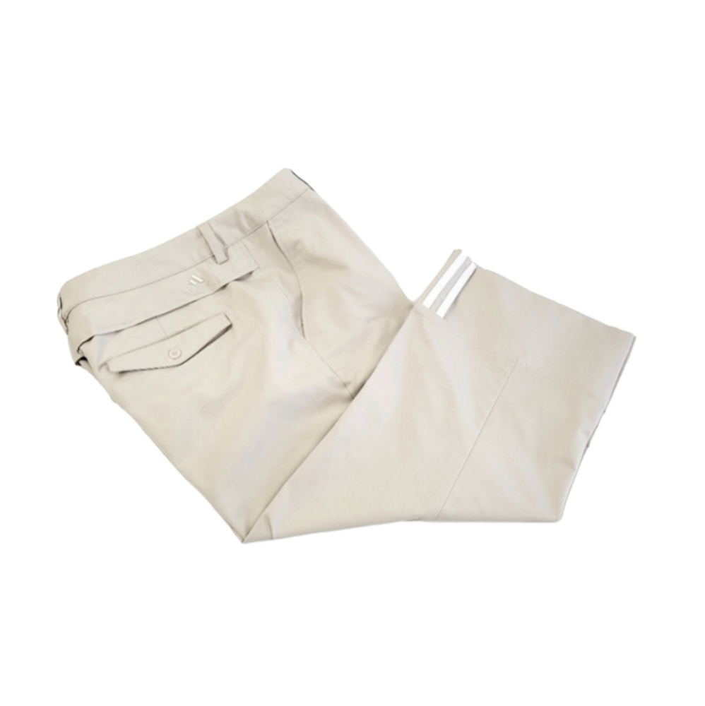 Adidas Khaki ClimsCool 4 Pocket Stretch Capri Pants Size 8